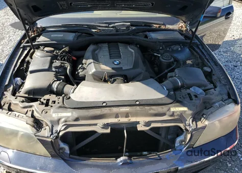 2007 BMW 750 z USA, uszkodzony, nr VIN WBAHN83597DT71653